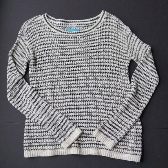 Alice + Olivia Striped Linen Knit Top XS - Picture 4 of 6